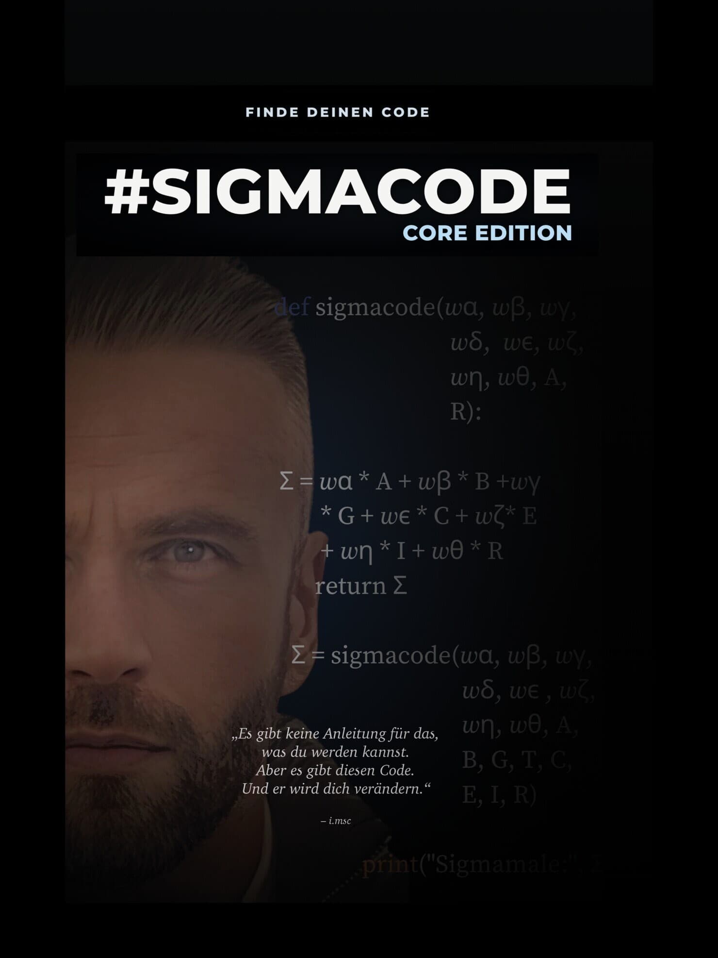 #SIGMACODE CORE als Buchvisual für Sigma Mindset