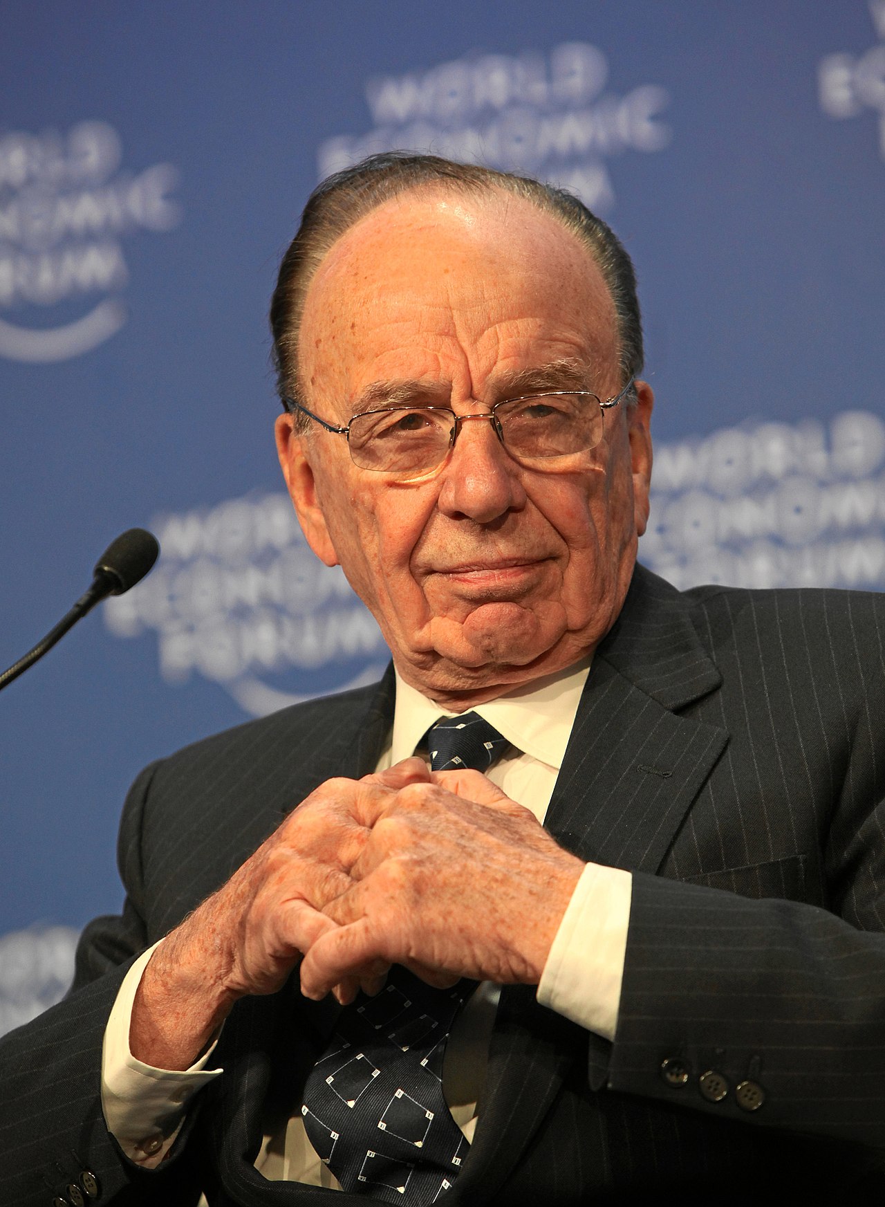 Rupert Murdoch, Chairman and Chief Executive Officer, News Corporation, USA; Co-Chair of the World Economic Forum Annual Meeting 2009 captured during