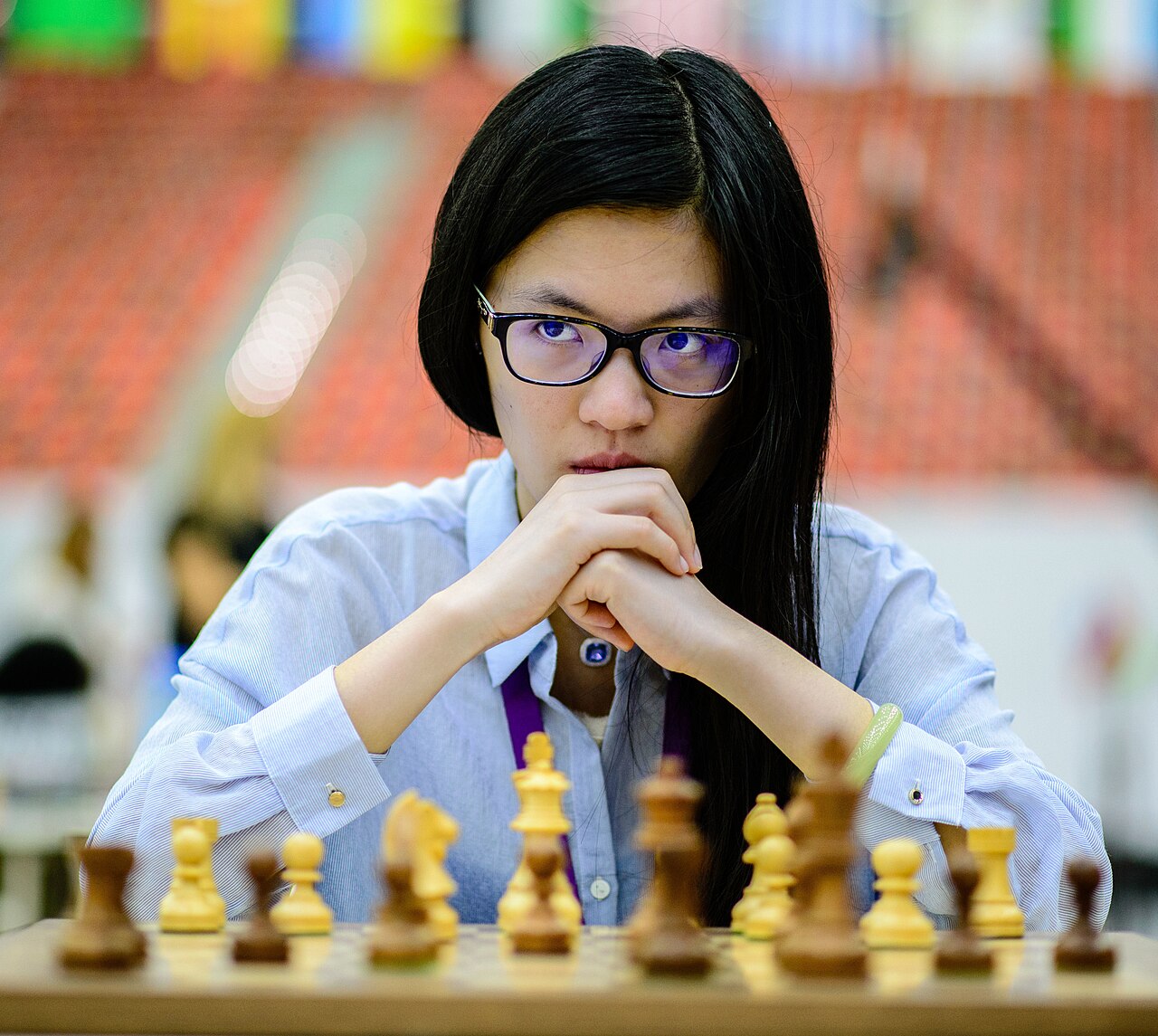 Hou Yifan at the 2016 Chess Olympiad