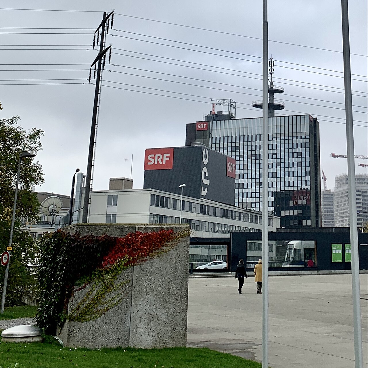 "SRF (Schweizer Radio und Fernsehen/ Swiss Radio and Television) headquarters at Studio Zurich Leutschenbach in Zürich, Switzerland.