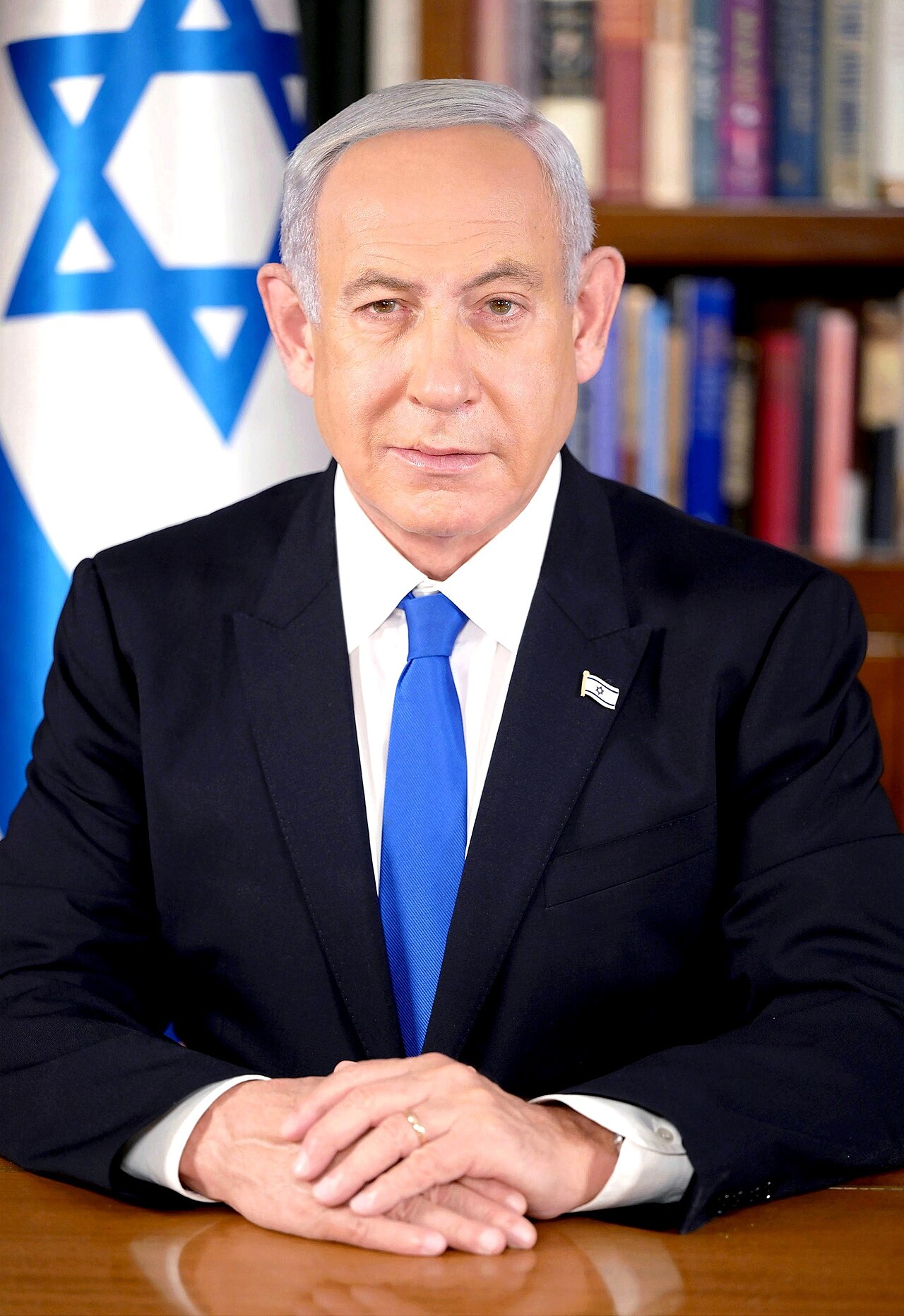 Official portrait of Israel's 9th Prime Minister, Benjamin Netanyahu