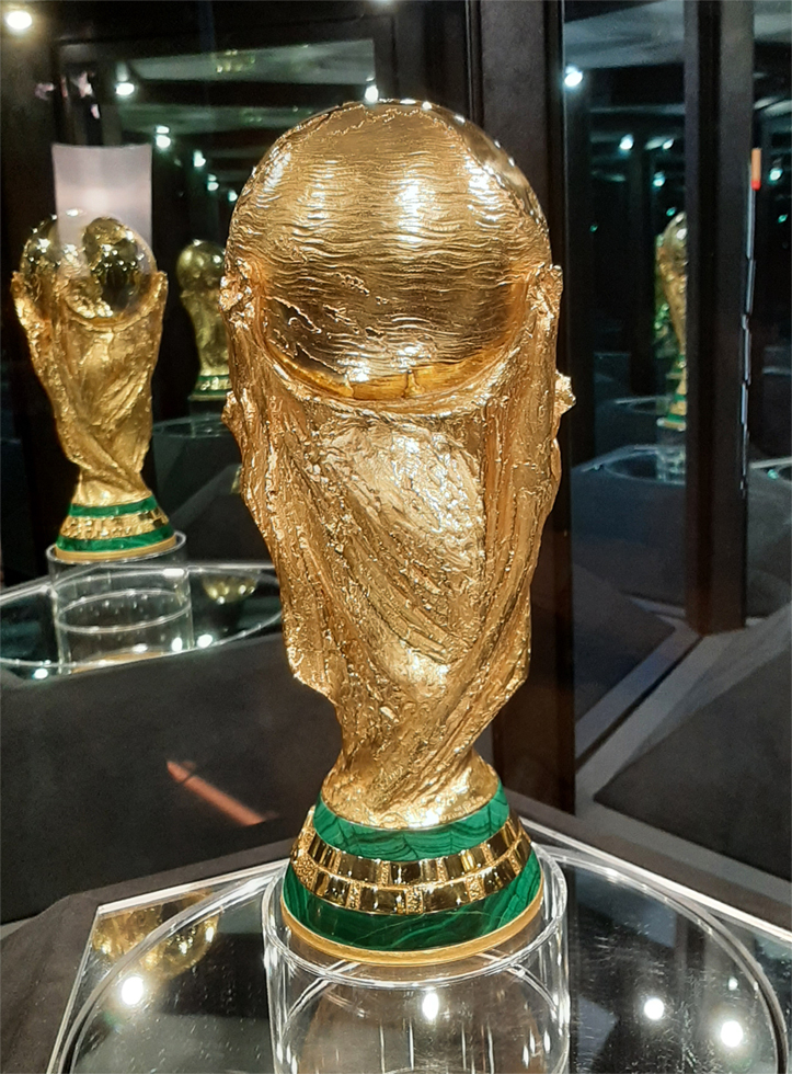 "The FIFA World Cup Trophy on display in Toronto.This photo was used in the following articles: