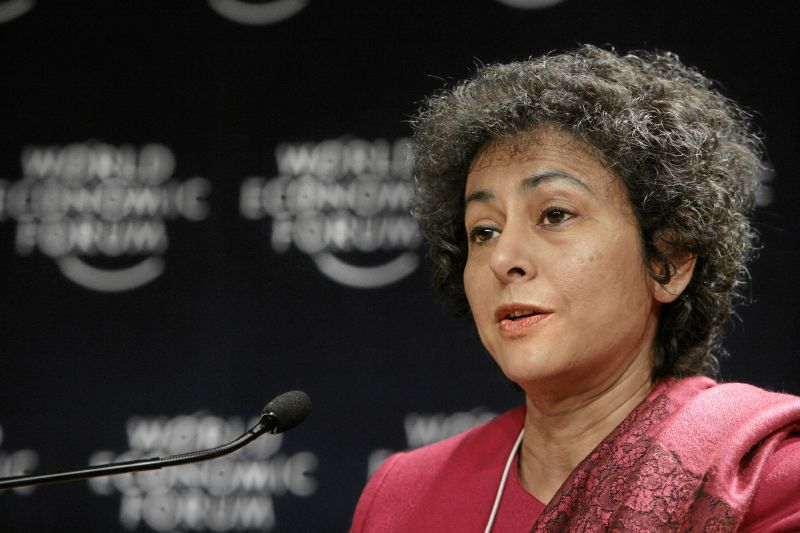 Irene Khan, Secretary General of Amnesty International, captured at the Annual Meeting 2007 of the World Economic Forum in Davos, Switzerland, January
