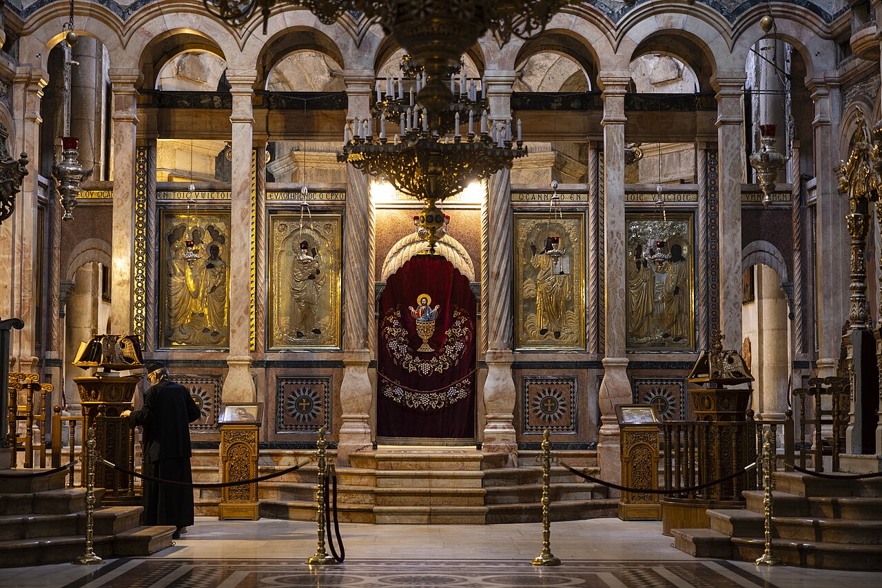The catholicon of Church of the Holy Sepulchre