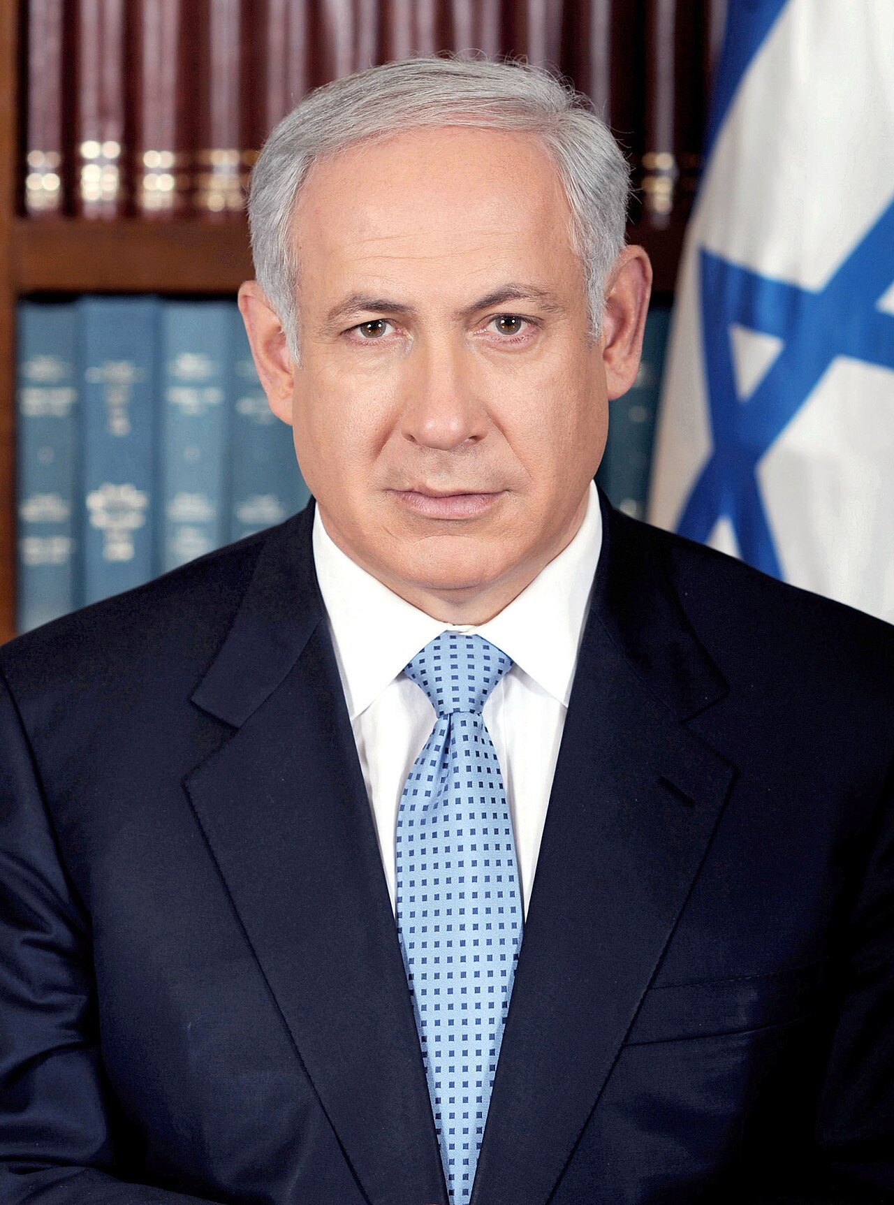Official portrait of Israel's 9th Prime Minister, Benjamin Netanyahu