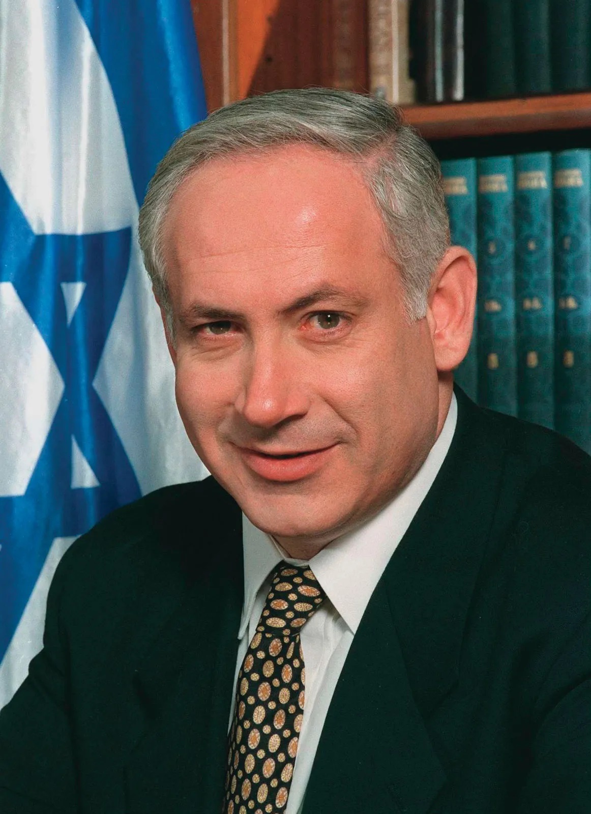Official portrait of Israel's 9th Prime Minister, Benjamin Netanyahu.