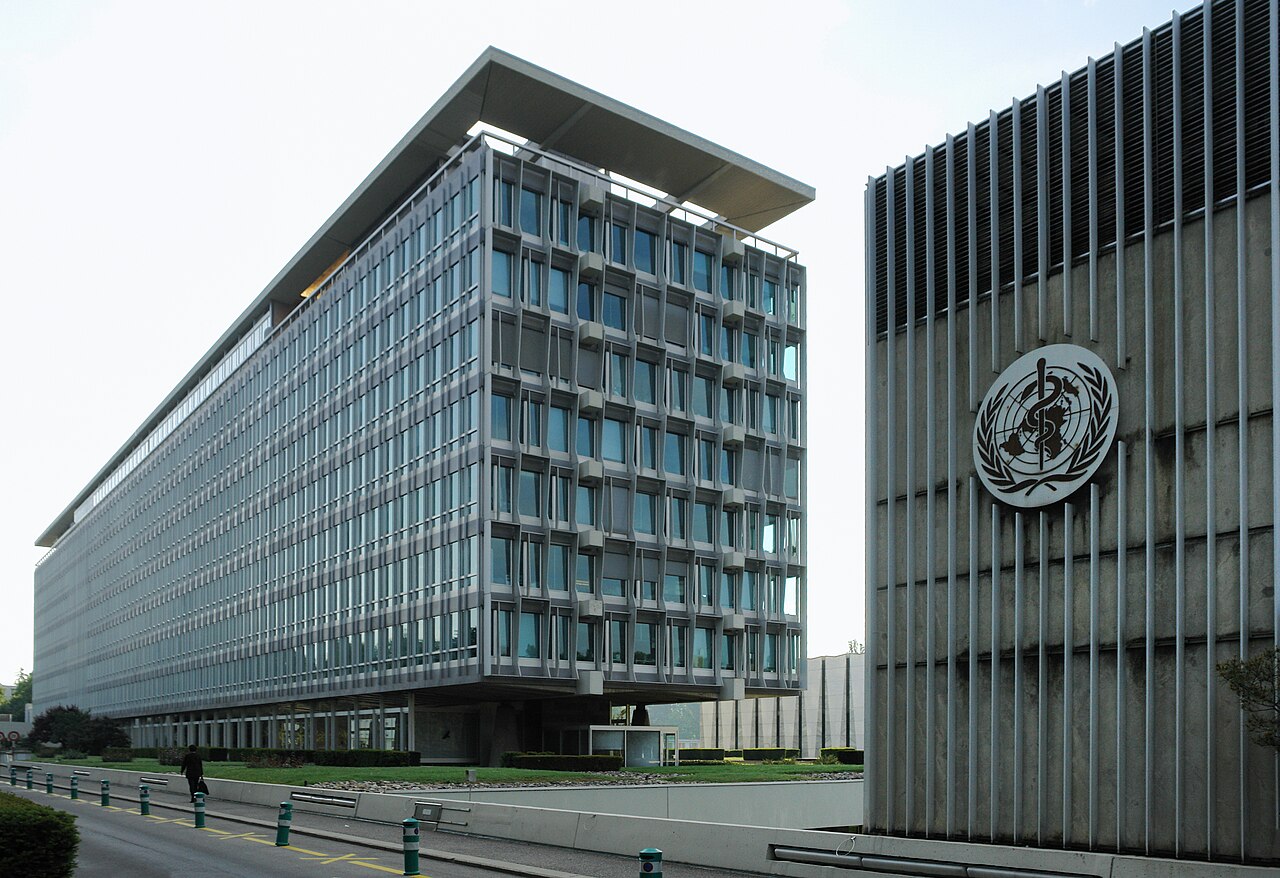 World Health Organisation headquarters, Geneva, north and west sides.