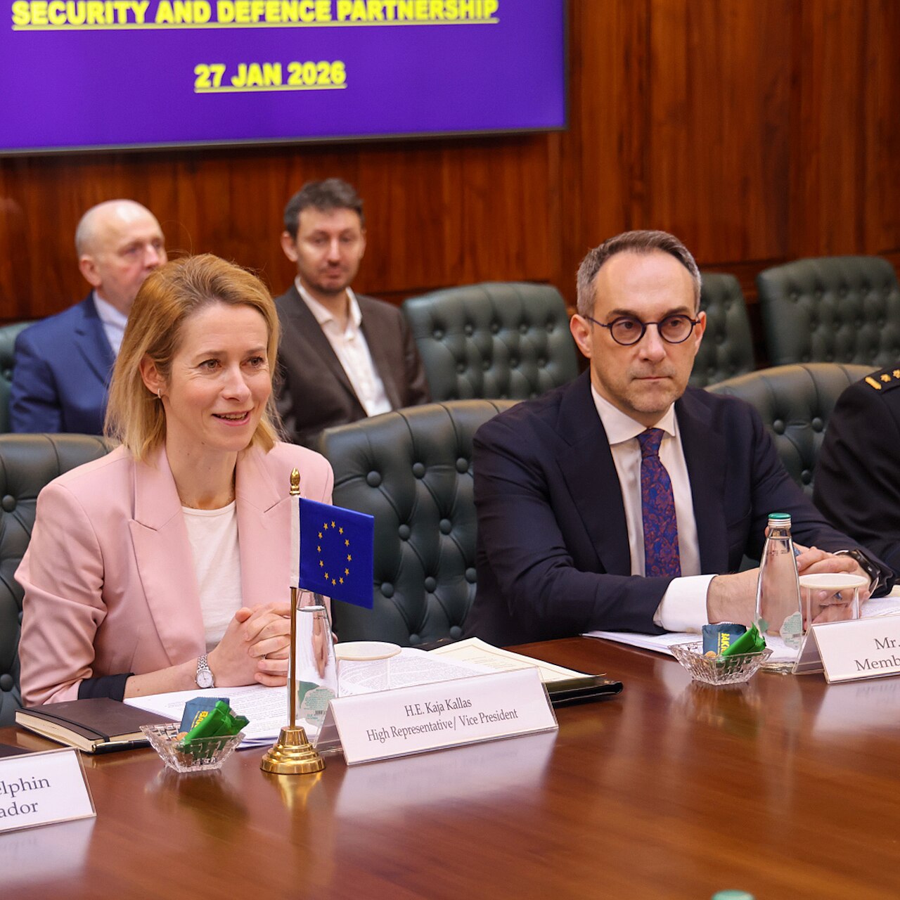 The Union Minister for Defence, Shri Rajnath Singh meeting with the High Representative/Vice President of the European Union Commission held, in New D