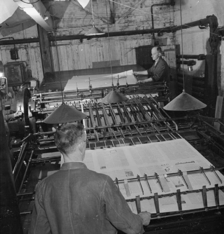 "Czech Newspaper in Britain- Wartime News and Propaganda, England, 1942