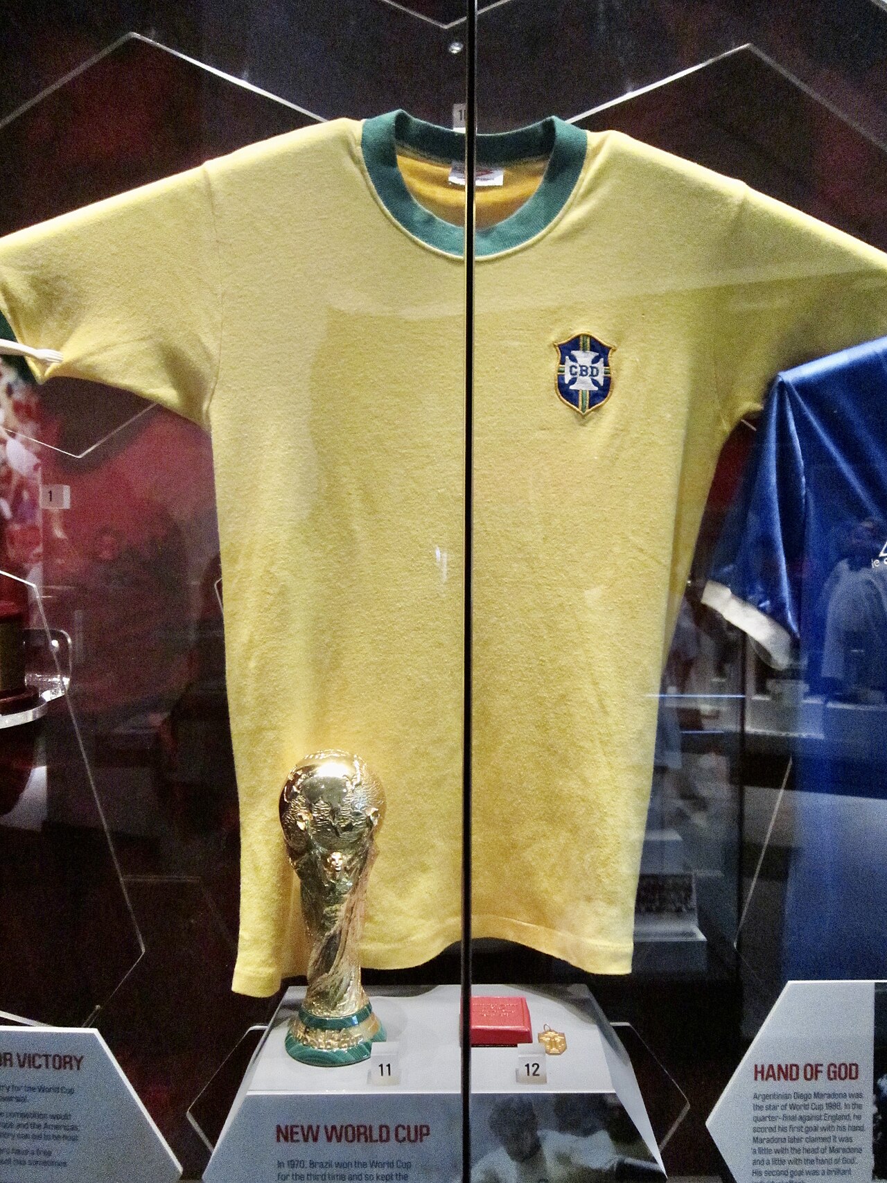 FIFA World Cup Trophy (Jules Rimet Trophy) at National Football Museum, Manchester